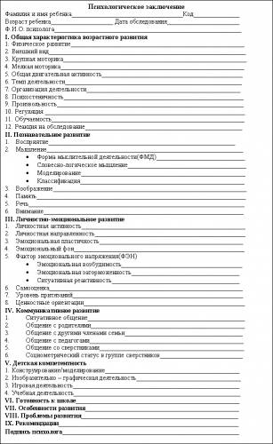 образец характеристика на психолога школы