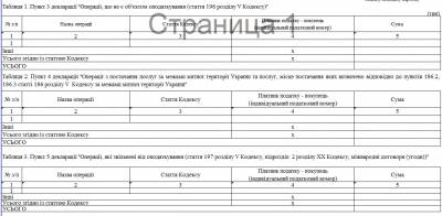 образец заполнения раздела 11 декларации по ндс